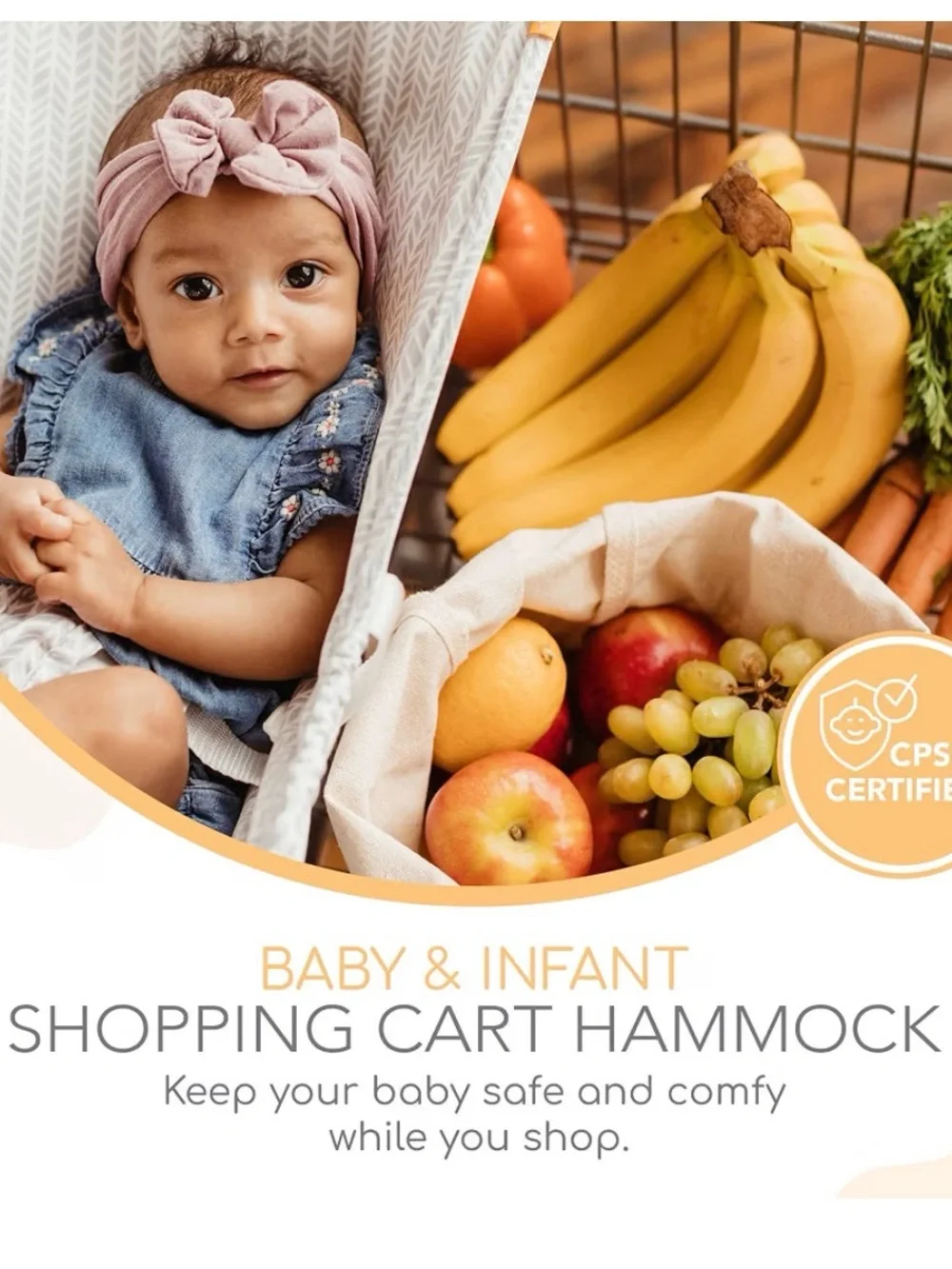 Premium Canvas Baby Hammock Bib in Soft Pink